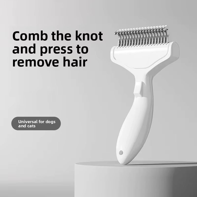 Stainless Steel Dog Hair Removal Brush Comb Pet Hair Remover Brush For Dogs