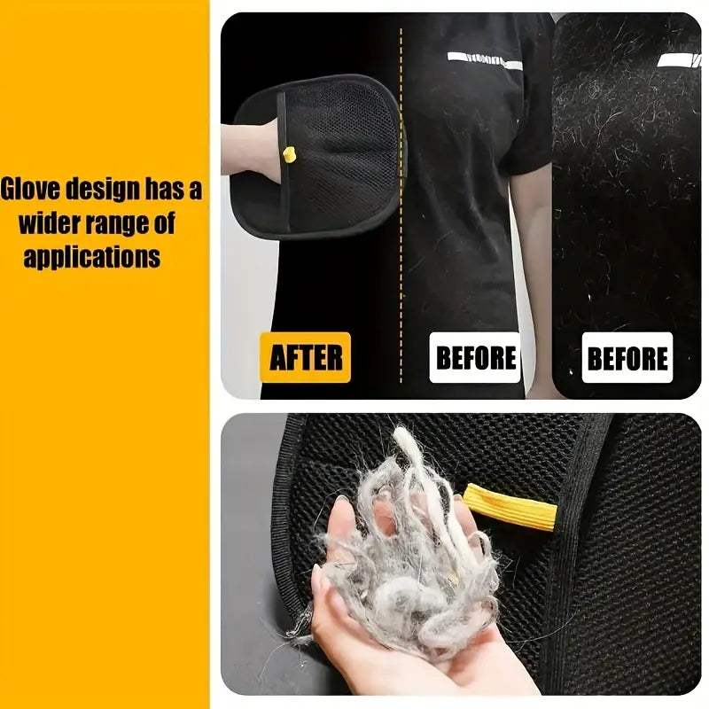 Fur removing glove